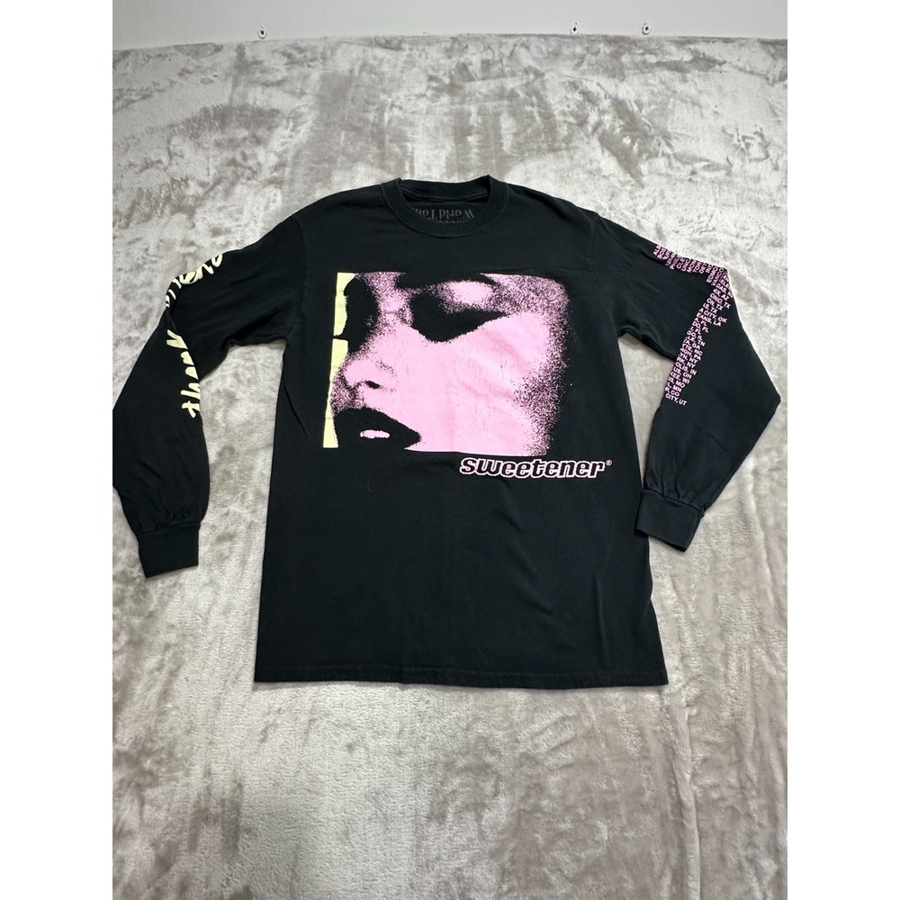 Ariana Grande Sweetener Tour 2020 Long Sleeve T-Shirt Men's Size‎ Small Black